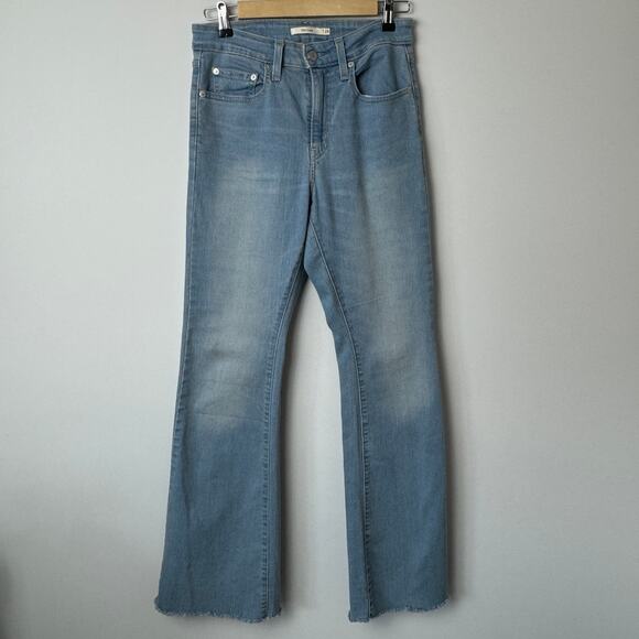 Levi's 726 Flare Light Wash Jeans Size 28 - Picture 2 of 14